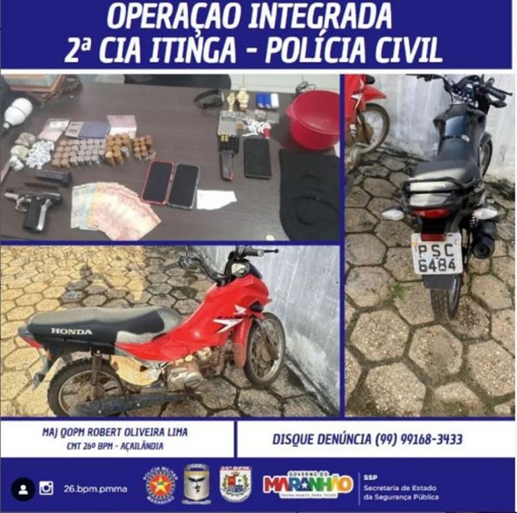 ITINGA/MA – POLÍCIA REALIZA OPERAÇÃO INTEGRADA 